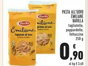 Conad Pappardelle ricce all'uovo emiliane 250 g(ml) offerta