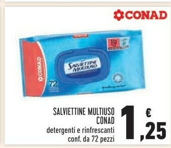 Conad Conad salviettine multiuso offerta