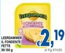 DEM Leerdammer il fondente fette x6 offerta
