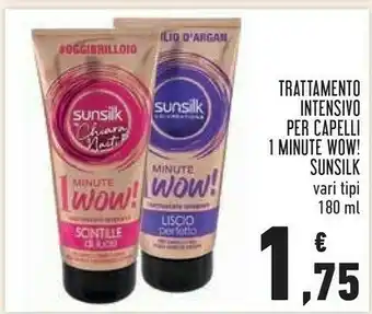 Conad Trattamento intensivo per capelli 1 minute wow offerta