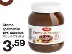 In'S Mercato Jolies Crema spalmabile 13% nocciole offerta