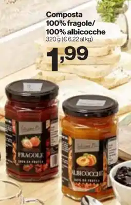 In'S Mercato Composta 100% fragole/ 100% albicocche offerta