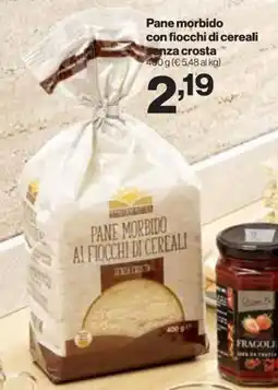 In'S Mercato Pane morbido con fiocchi di cereali senza crosta offerta