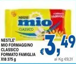 DEM Nestle mio formaggino classico formato famiglia x18 offerta