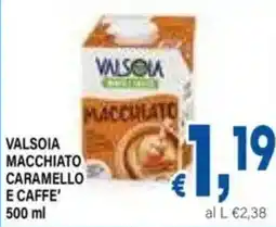 DEM Valsoia macchiato caramello e caffe' offerta