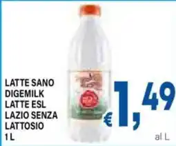 DEM Latte sano digemilk latte esl lazio senza lattosio offerta