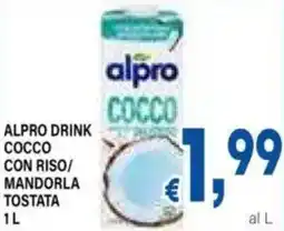 DEM Alpro drink cocco con riso/ mandorla tostata offerta