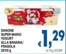 DEM Danone super mario yogurt alla banana/ fragola offerta