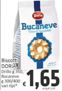 Paghi Poco Biscotti DORIA rillo offerta