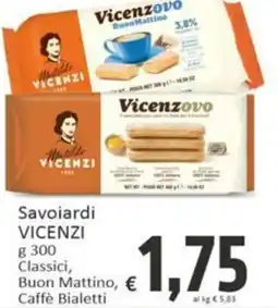 Paghi Poco Savoiardi VICENZI offerta