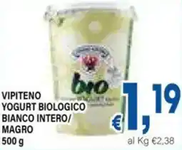 DEM Vipiteno yogurt biologico bianco intero/ magro offerta