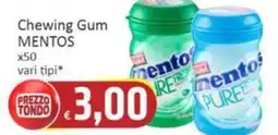Paghi Poco Chewing Gum MENTOS x50 offerta