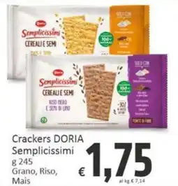 Paghi Poco Crackers DORIA Semplicissimi offerta