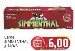 Paghi Poco Carne SIMMENTHAL offerta