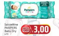 Paghi Poco Salviettine PAMPERS Baby-Dry x70 offerta