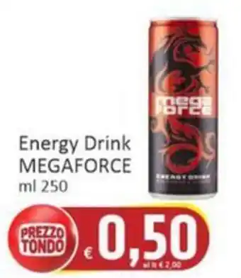 Paghi Poco Energy Drink MEGAFORCE offerta
