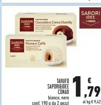 Conad Superstore Conad tartufo nero offerta
