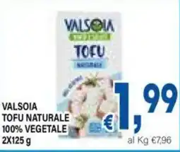 DEM Valsoia tofu naturale 100% vegetale offerta