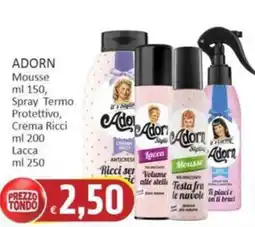 Paghi Poco ADORN Mousse Spray Termo Protettivo, Crema Ricci Lacca offerta