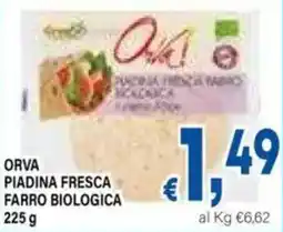 DEM Orva piadina fresca farro biologica offerta