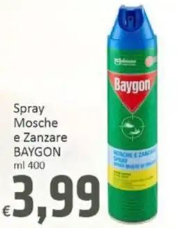 Paghi Poco Spray Mosche e Zanzare BAYGON offerta