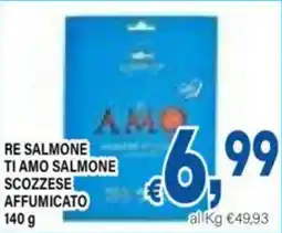 DEM Re salmone ti amo salmone scozzese affumicato offerta