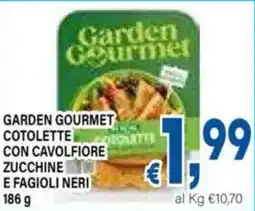 DEM Garden gourmet cotolette con cavolfiore zucchine e fagioli neri offerta