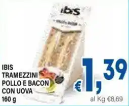 DEM Ibis tramezzini pollo e bacon con uova offerta
