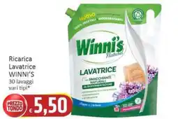 Paghi Poco Ricarica Lavatrice WINNI'S offerta