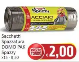 Paghi Poco Sacchetti Spazzatura DOMO PAK Spazzy offerta