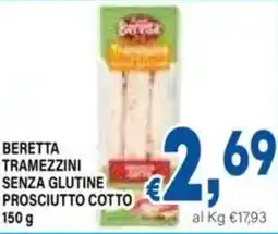 DEM Beretta tramezzini senza glutine prosciutto cotto offerta
