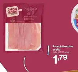 In'S Mercato SAPORI GENUINI Prosciutto cotto scelto offerta