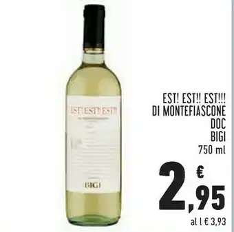 Conad Superstore Est ! est! est! di montefiascone doc 750 ml offerta
