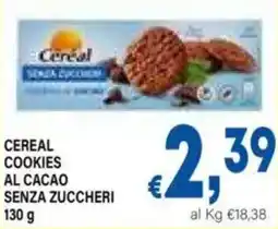 DEM Cereal cookies al cacao senza zuccheri offerta