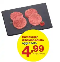 In'S Mercato Hamburger di bovino adulto offerta
