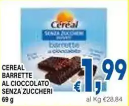 DEM Cereal barrette al cioccolato senza zuccheri offerta