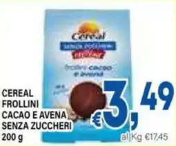 DEM Cereal frollini cacao e avena senza zuccheri offerta