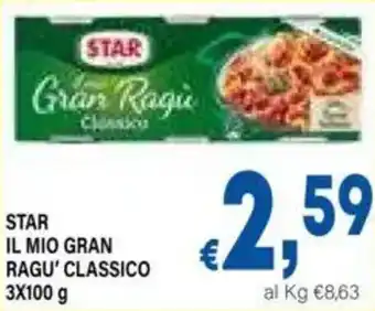 DEM Star il mio gran ragu' classico offerta