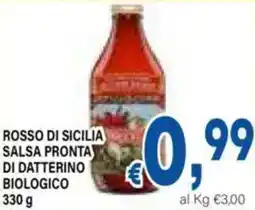 DEM Rosso di sicilia salsa pronta di datterino biologico offerta