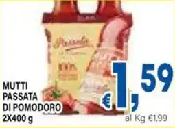 DEM Mutti passata di pomodoro offerta