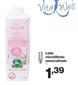 In'S Mercato Vita Well Latte microfiltrato senza lattosio offerta