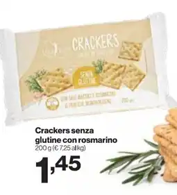 In'S Mercato Crackers senza glutine con rosmarino offerta
