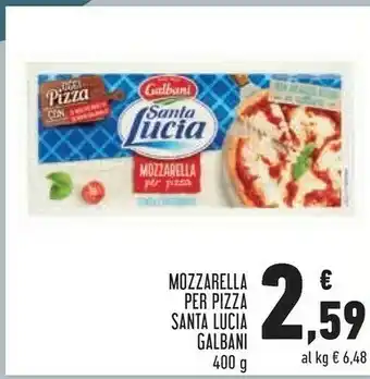 Conad Superstore Mozzarella santa lucia 400 g(ml) offerta