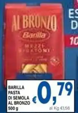 DEM Barilla pasta di semola al bronzo offerta