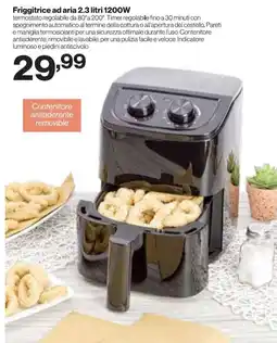In'S Mercato Friggitrice ad aria 2.3 litri 1200W offerta