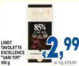 DEM Lindt tavolette excellence offerta