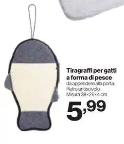 In'S Mercato Tiragraffi per gatti a forma di pesce offerta