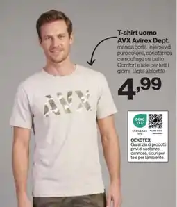 In'S Mercato T-shirt uomo AVX Avirex Dept. offerta
