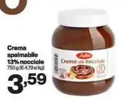 In'S Mercato Jolies Crema spalmabile 13% nocciole offerta