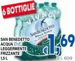 DEM San benedetto acqua leggermente frizzante offerta